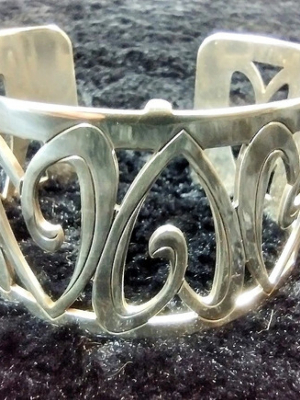 Brighton Silver-Tone Heart Cuff Bracelet
